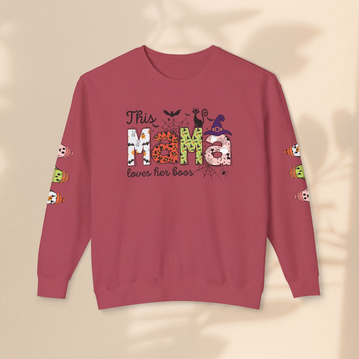 Lightweight Crewneck Sweatshirt - This Mama Loves Her Boos