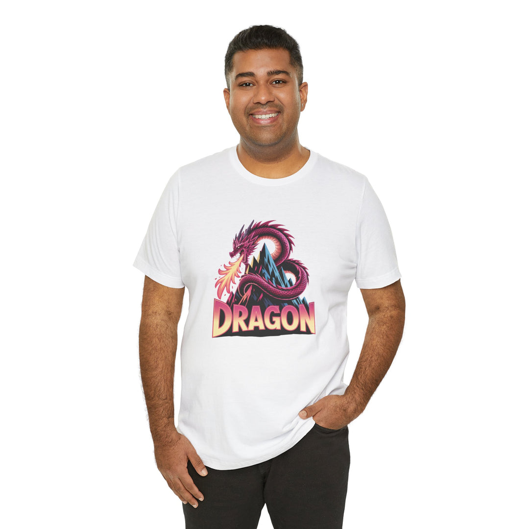 Dragon Graphic Tee, Unisex T-Shirt, Fantasy Shirt, Gift for Gamers, Dragon Lovers Shirt, Casual Wear, Unique Apparel