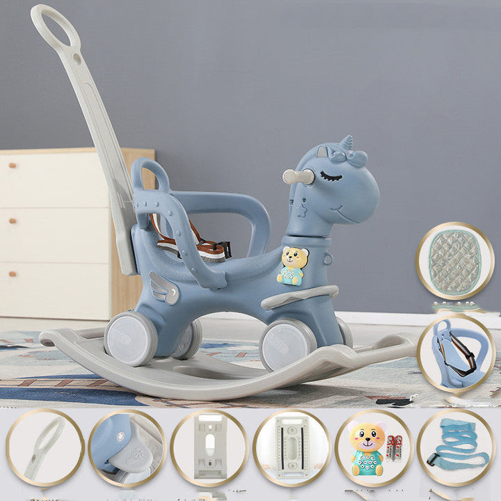 Baby Rocking Ride-On Cart Toy