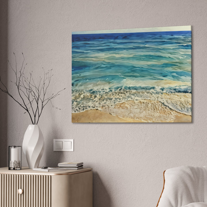 Stretched Beach Art Canvas Print