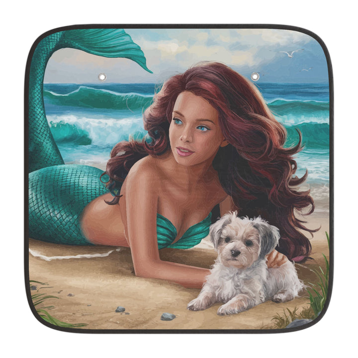 Car Sun Shades - Mermaid Maltese