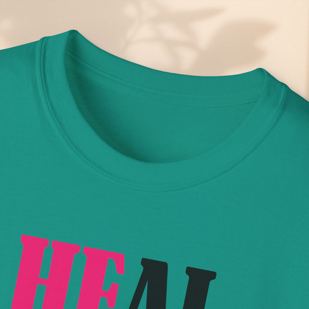 Heal Cancer Unisex Ultra Cotton Tee - Inspirational Faith-Based T-Shirt for Awareness