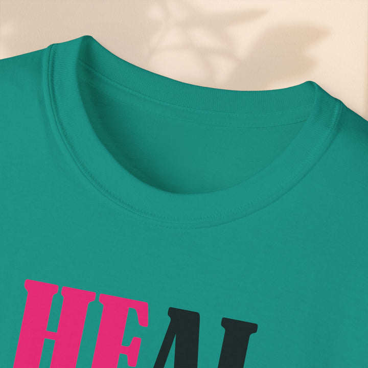 Heal Cancer Unisex Ultra Cotton Tee - Inspirational Faith-Based T-Shirt for Awareness
