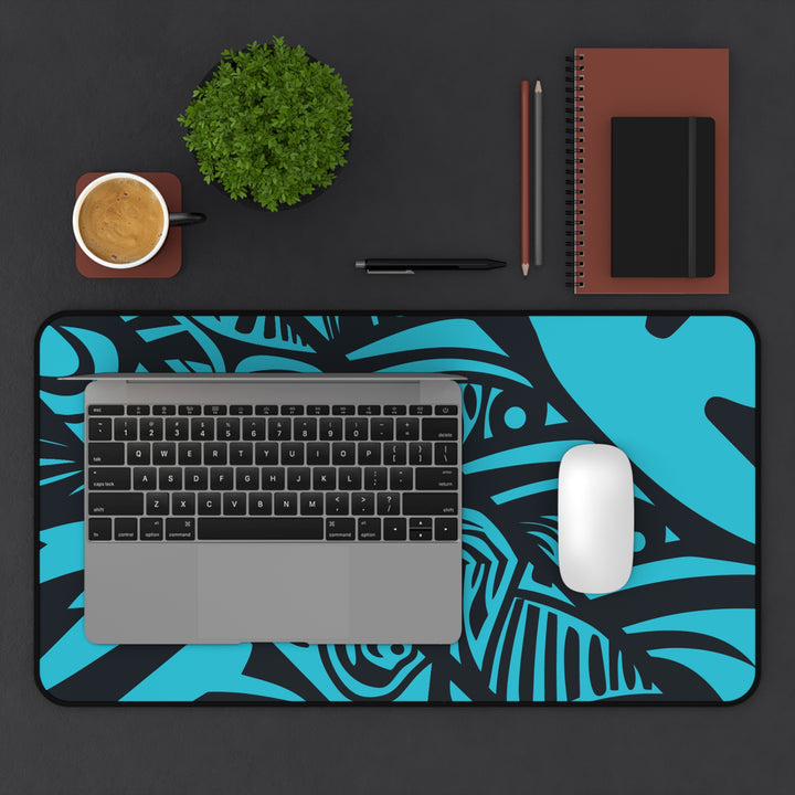 Desk Mat - Tribal Blue