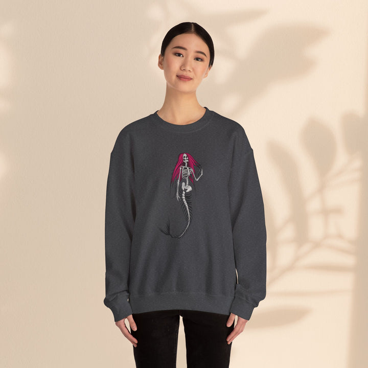 Unisex Heavy Blend™ Crewneck Sweatshirt - Halloween Mermaid Bones