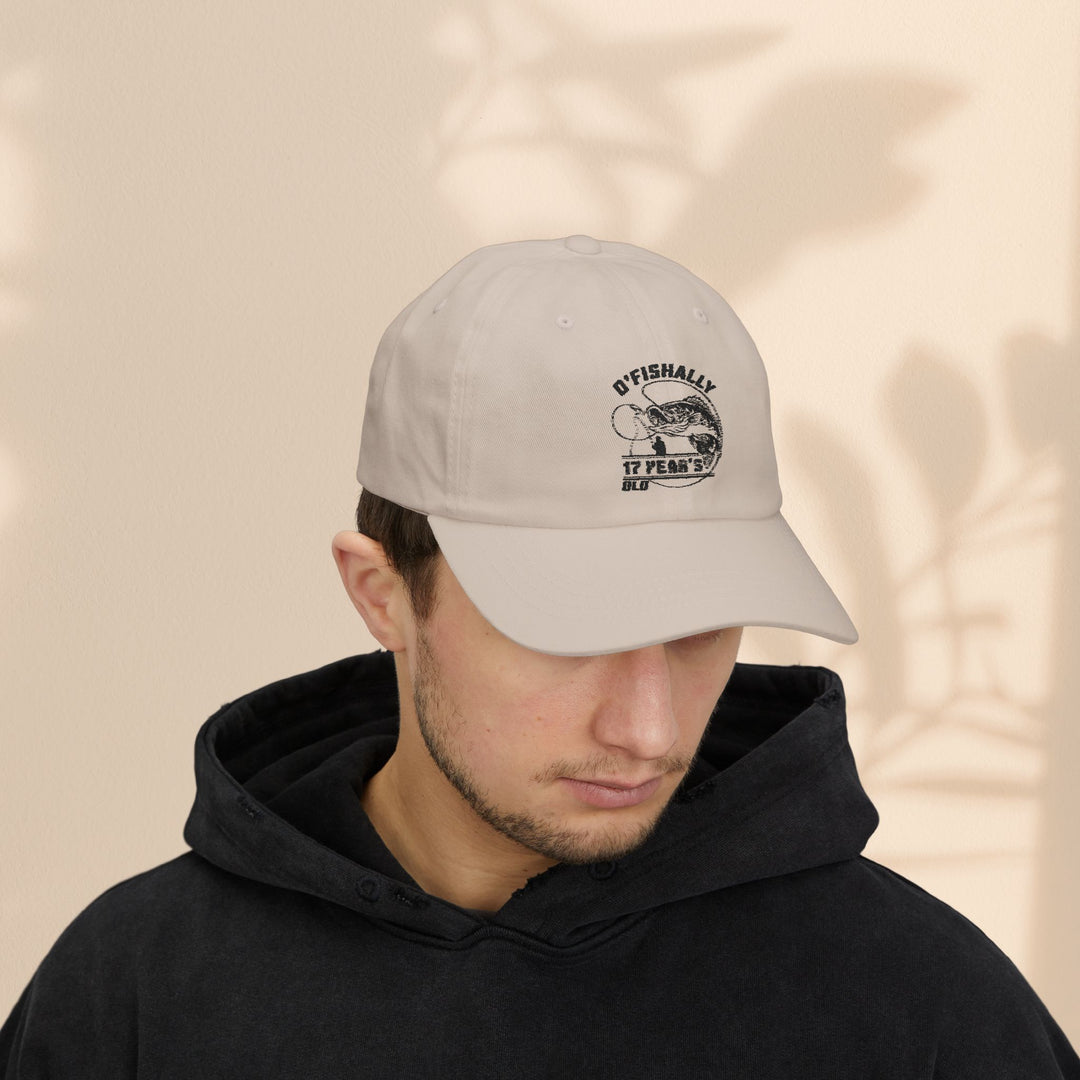 O-fish-ally 17 years old,  Fishing Classic Cap, Gift for 17 year old birthday, Outdoor Lover Cap
