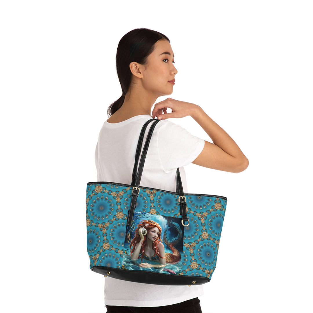 PU Leather Shoulder Bag - Mermaid Fun