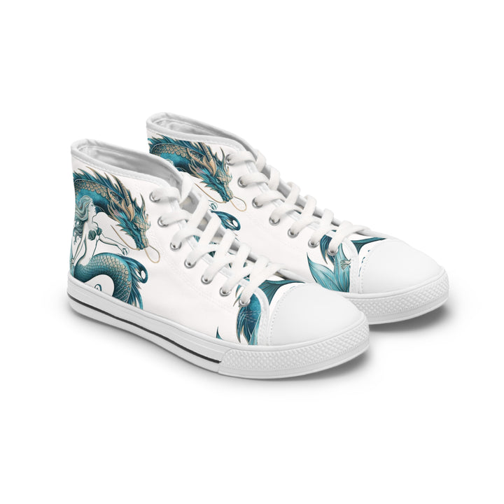 Women's High Top Sneakers - Sea Dragon Dreams