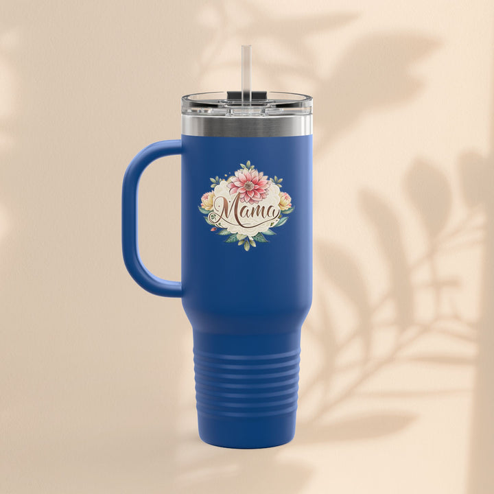 Floral Insulated Travel Mug for Moms - 40oz