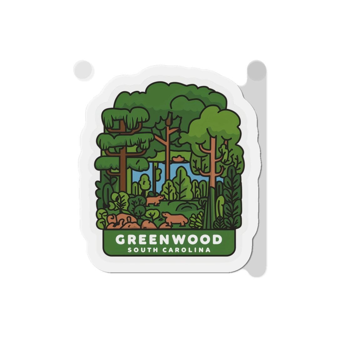 Die-Cut Magnets - Greenwood South Carolina