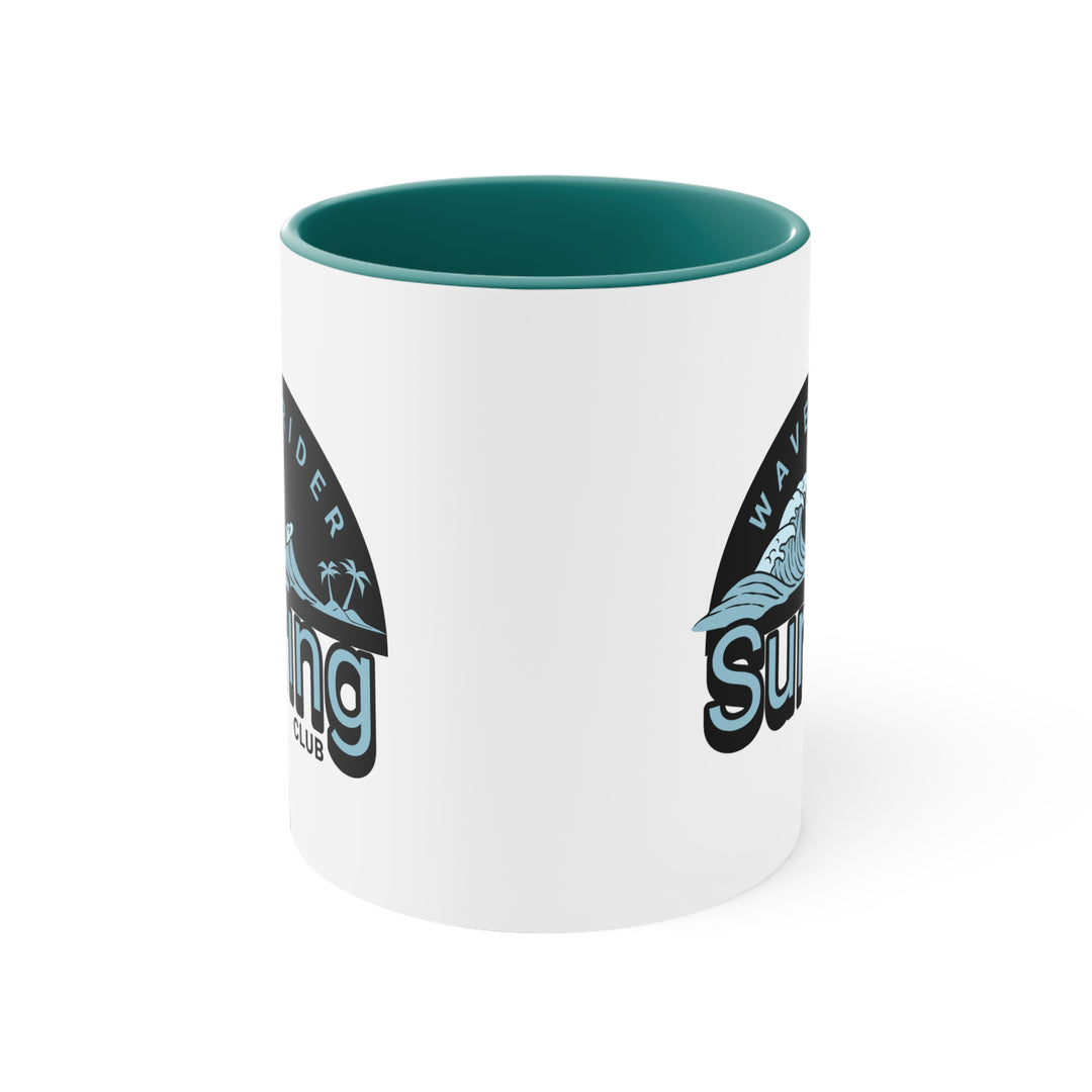 11oz Accent Mug - Wave Surfing