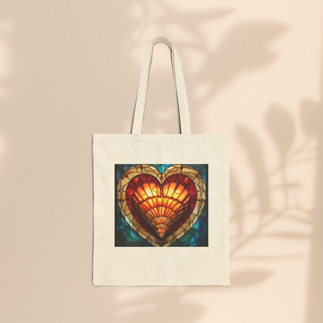 Cotton Canvas Tote Bag - My Heart