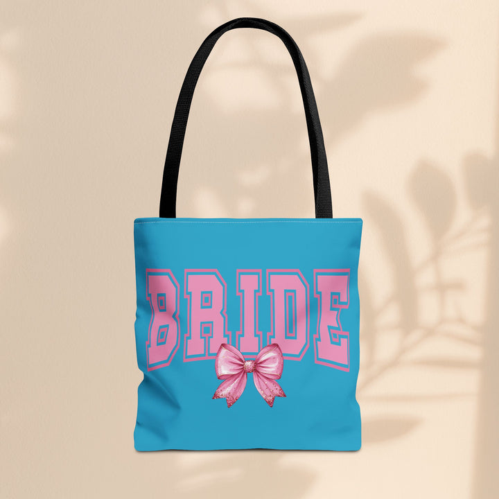 Bride Tote Bag with Bow | Bridal Shower Gift, Wedding Essentials, Bachelorette Party Accessory, Gift for Bridesmaids
