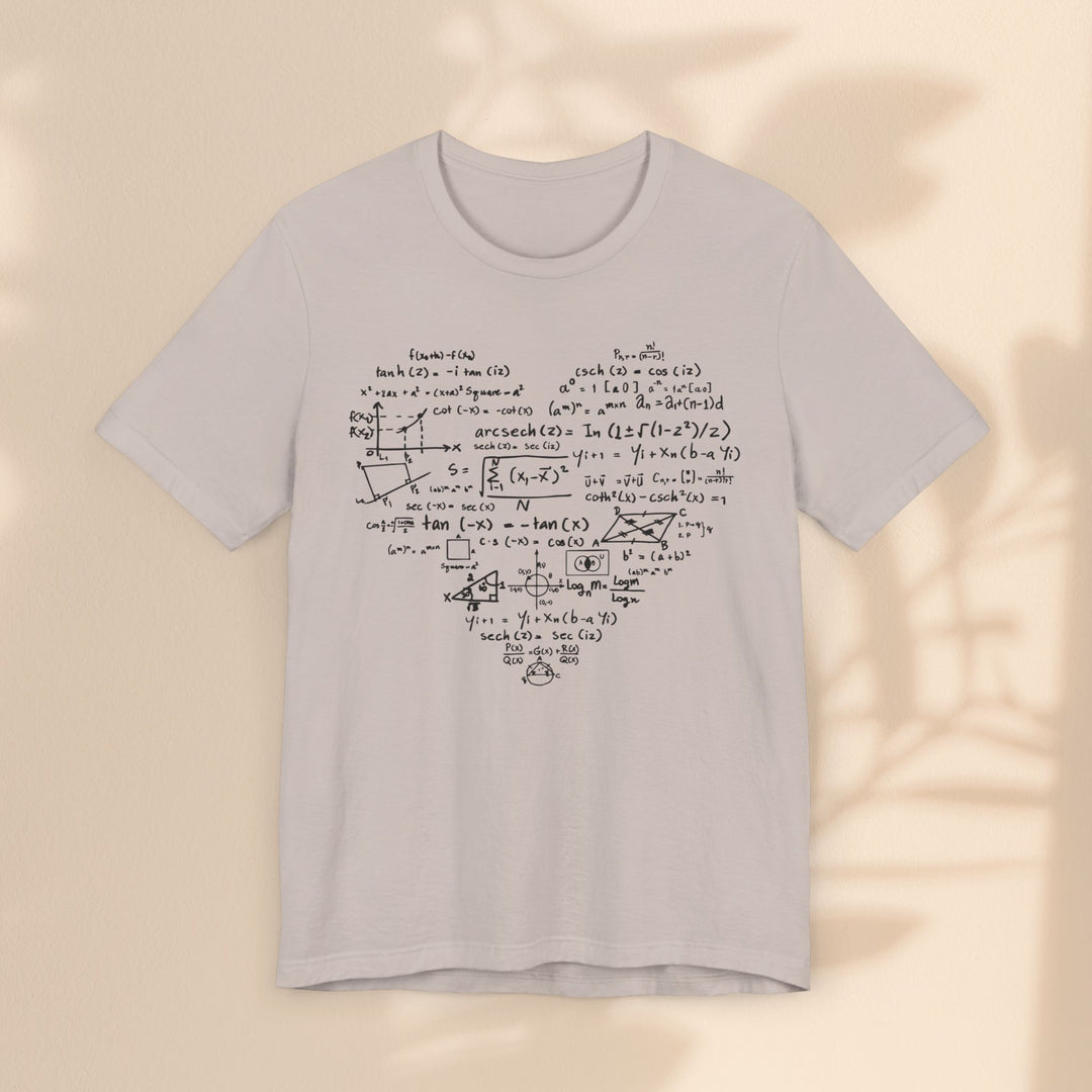 Unisex Jersey Short Sleeve Tee - Math Heart