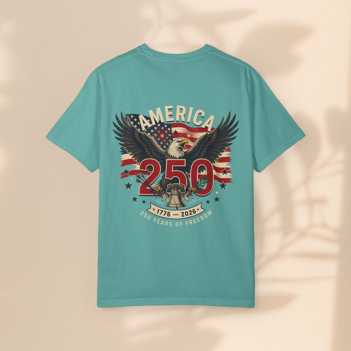 America 250 Eagle Patriotic T-Shirt — Independence Celebration Tee