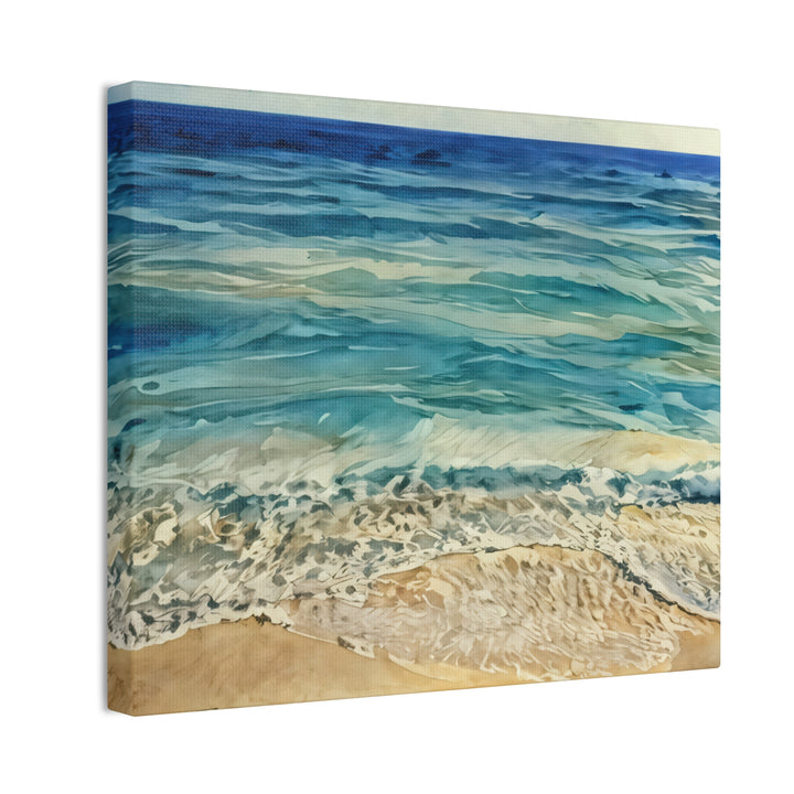 Stretched Beach Art Canvas Print