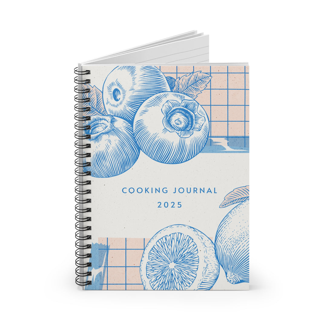 Spiral Notebook - Ruled Line - Cooking Journal 2025