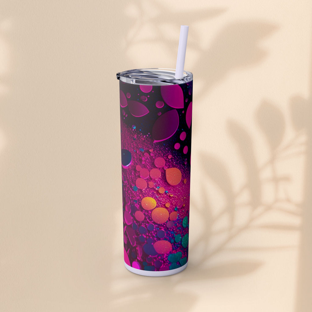 Skinny Tumbler with Straw, 20oz - Mer Sparkle