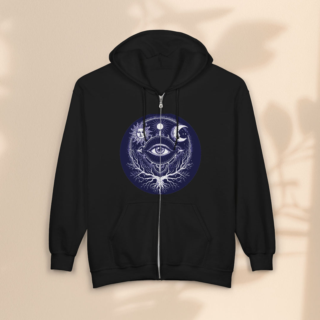 Sacred Eye - Unisex Heavy Blend™ Full Zip Hooded Sweatshirt