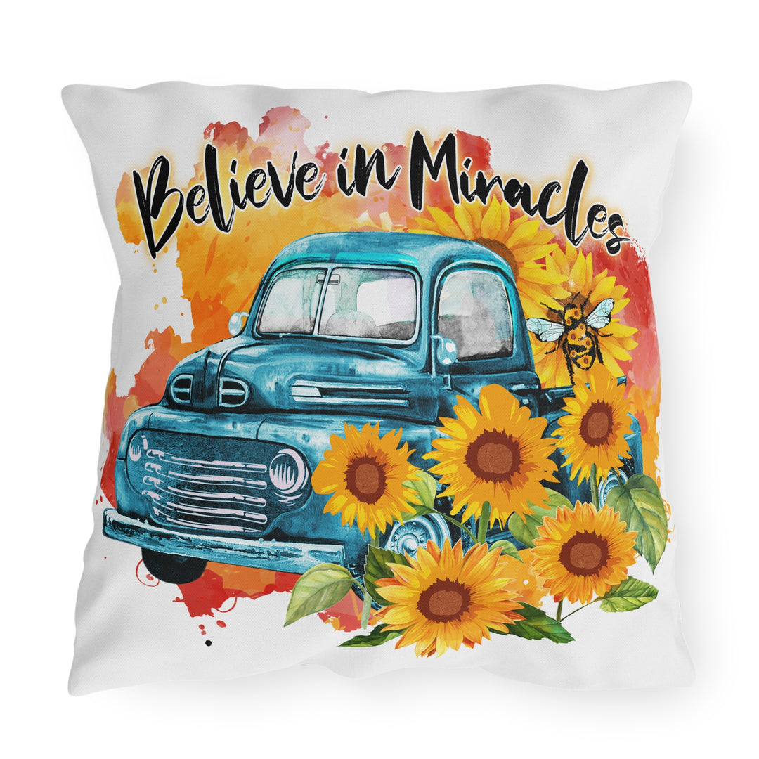 Outdoor Pillows - Believe in Miracles