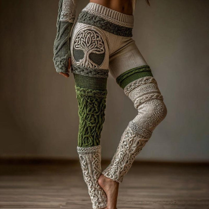 Women's 3D Print Yoga Leggings | Full-Length Activewear