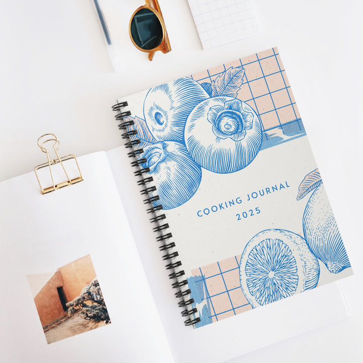 Spiral Notebook - Ruled Line - Cooking Journal 2025