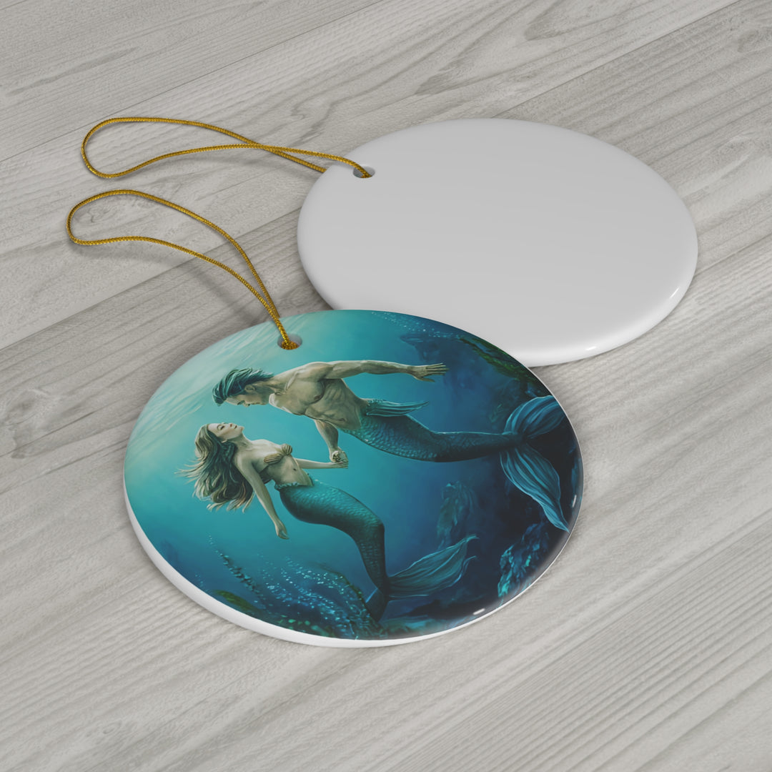 Ceramic Ornament - Mer Lovers