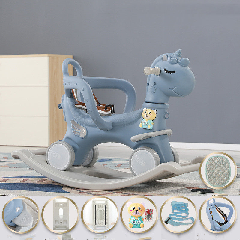 Baby Rocking Ride-On Cart Toy