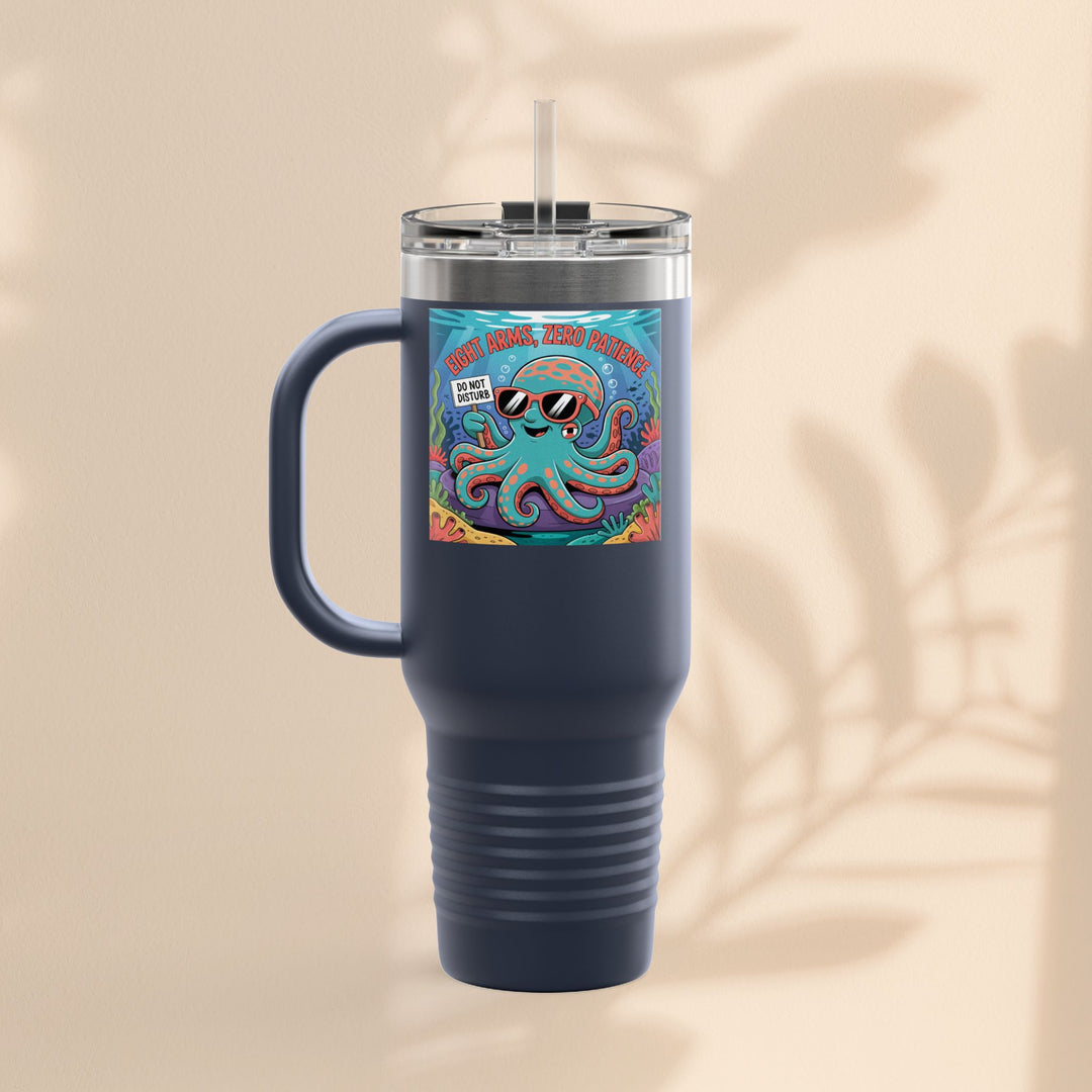 Eight Arms Zero Patience Insulated Travel Mug, 40oz