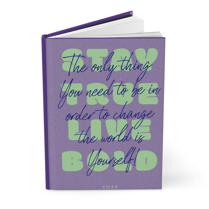 Hardcover Journal - Change Yourself Change The World