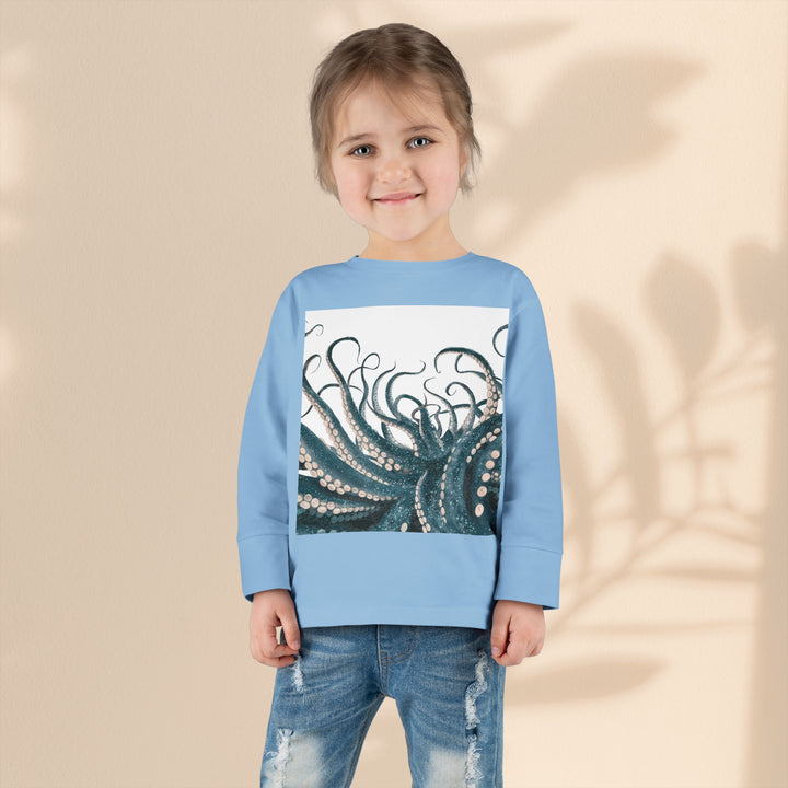 Toddler Long Sleeve Tee - Octopus