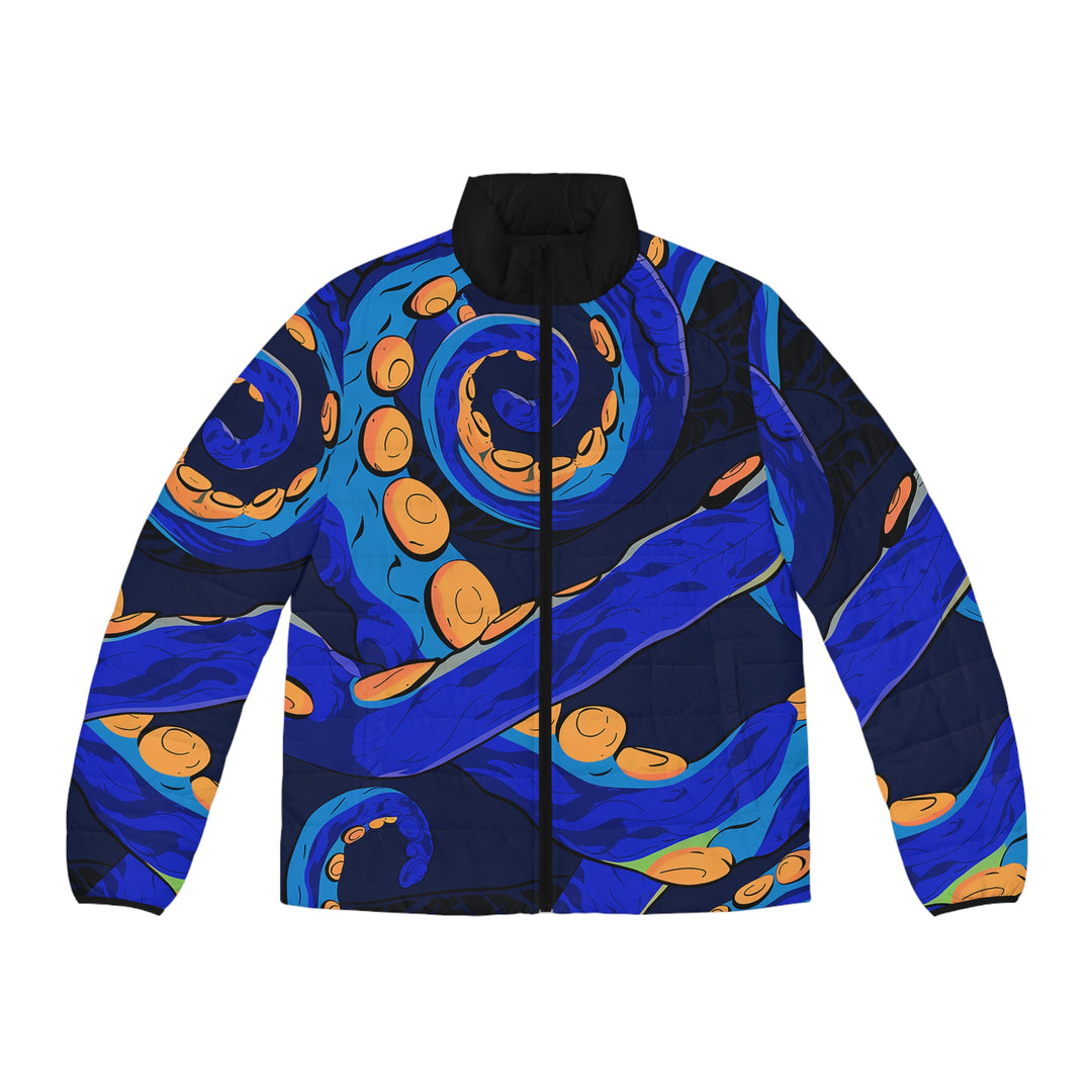 Men's Puffer Jacket - Octopus Delight