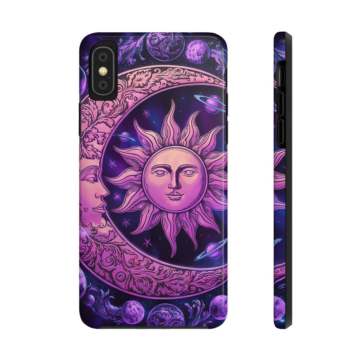 Tough Phone Cases - Purple Moon