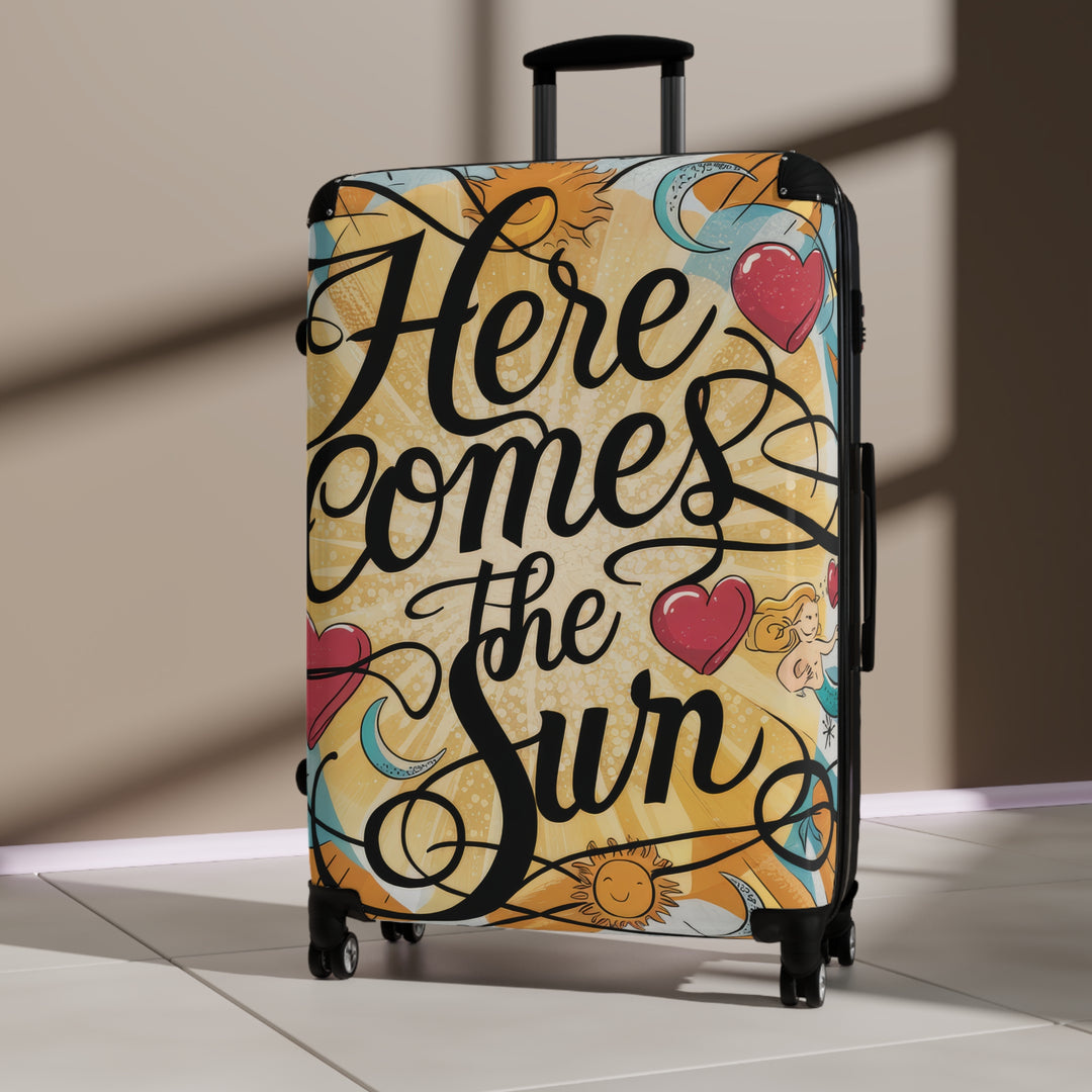 Suitcase - Here Comes The Sun Travel Luggage