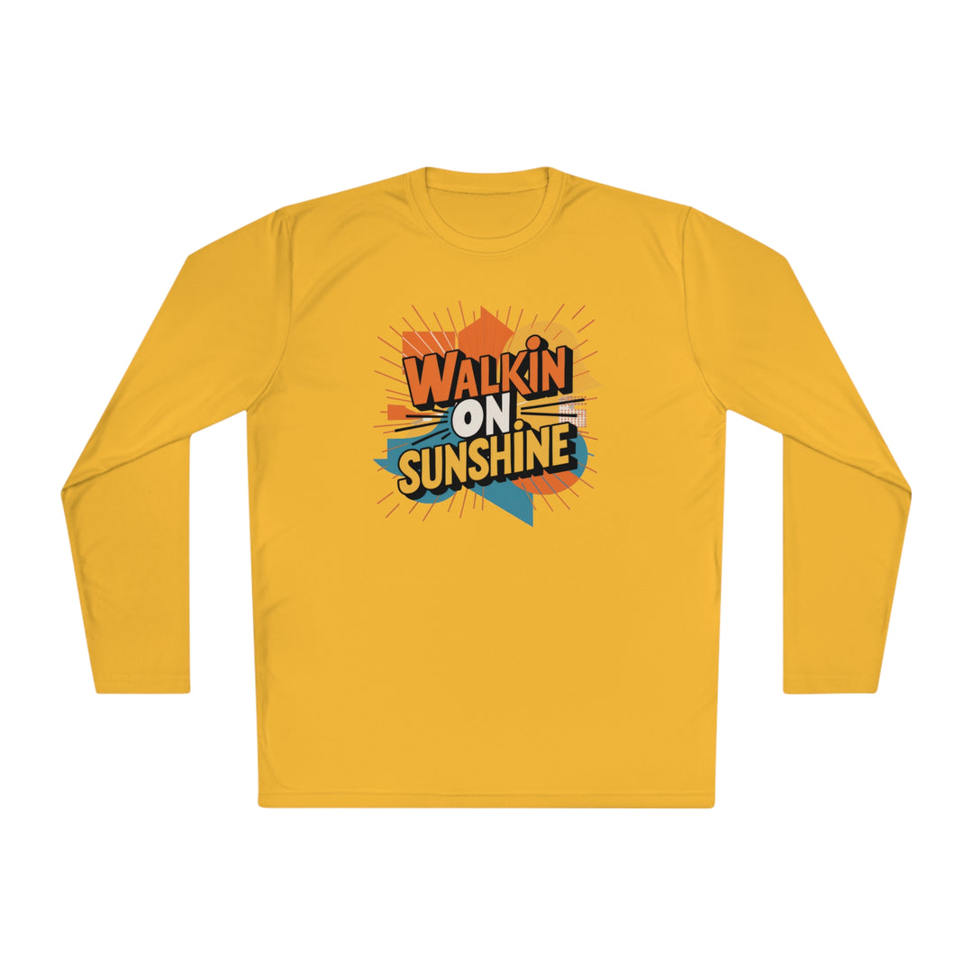 Unisex Lightweight Long Sleeve Tee - Walking On Sunshine