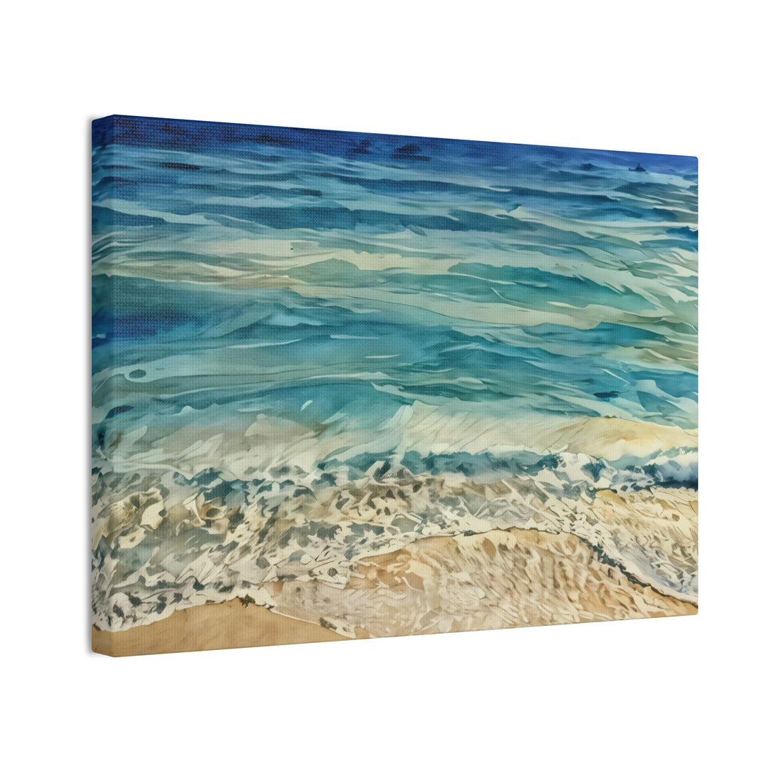 Stretched Beach Art Canvas Print