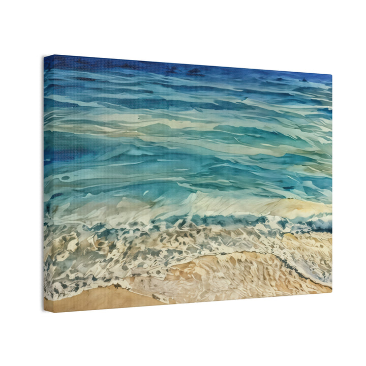 Stretched Beach Art Canvas Print