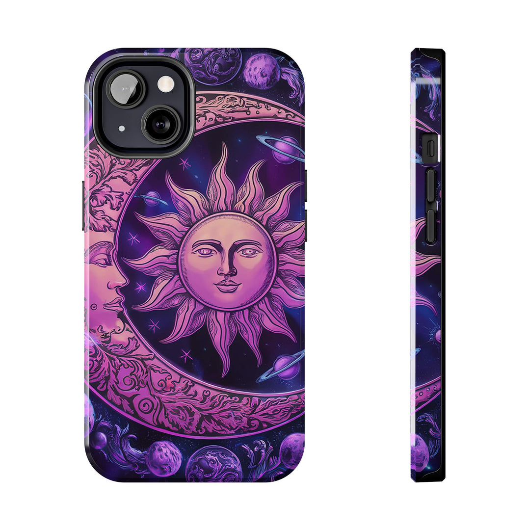 Tough Phone Cases - Purple Moon