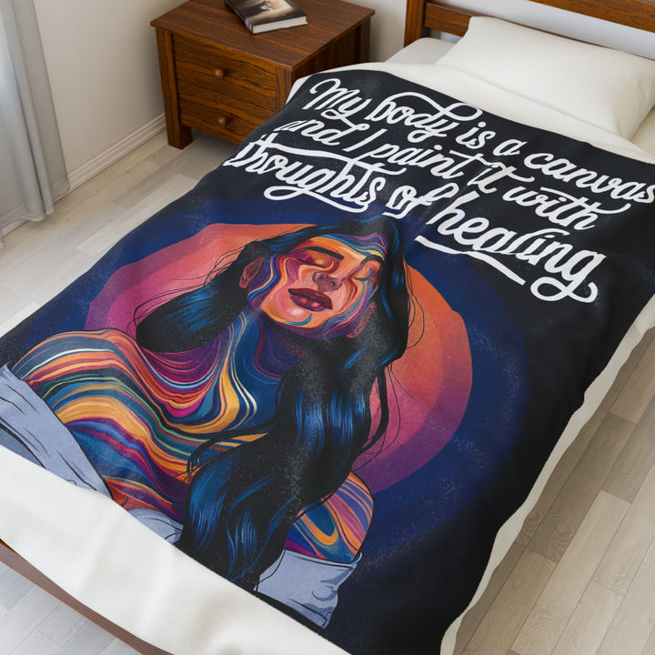 Plush Blanket - Thoughts of Healing