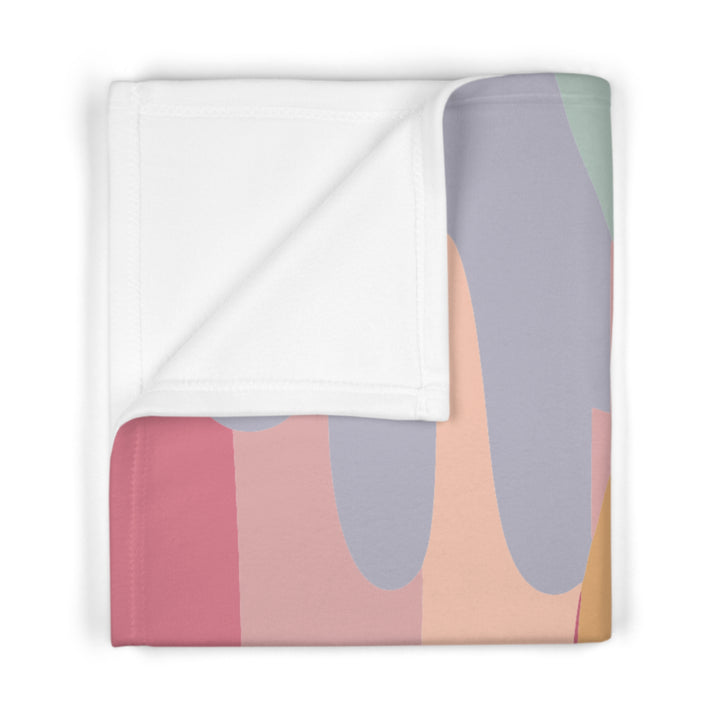 Baby Blanket - Pastel Scene Soft Fleece