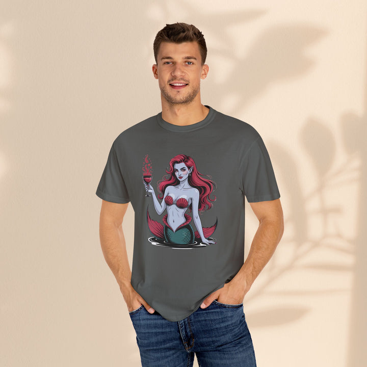 Mermaid-Themed Unisex T-Shirt – Fun Summer Apparel, Beach Lover Gift, Vintage Style Tee