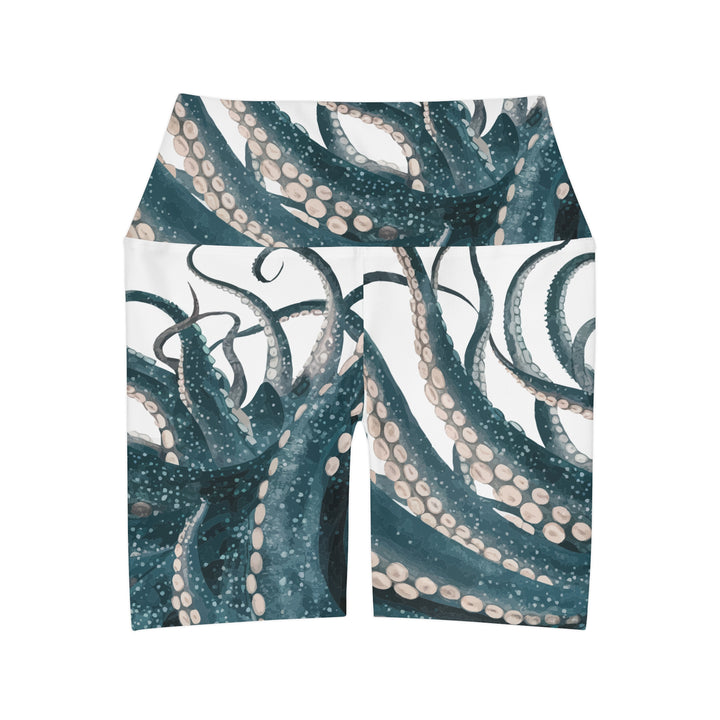 Yoga Shorts Octopus Print