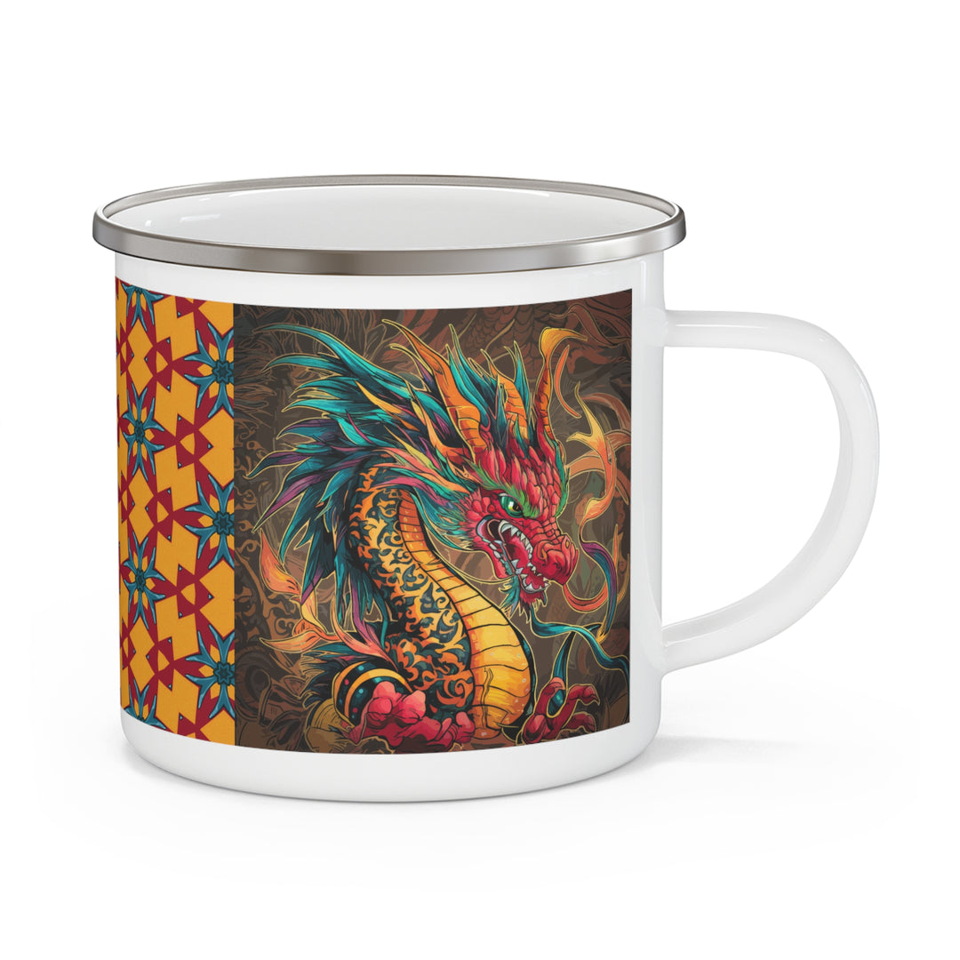 Enamel Camping Mug - Fire Dragon