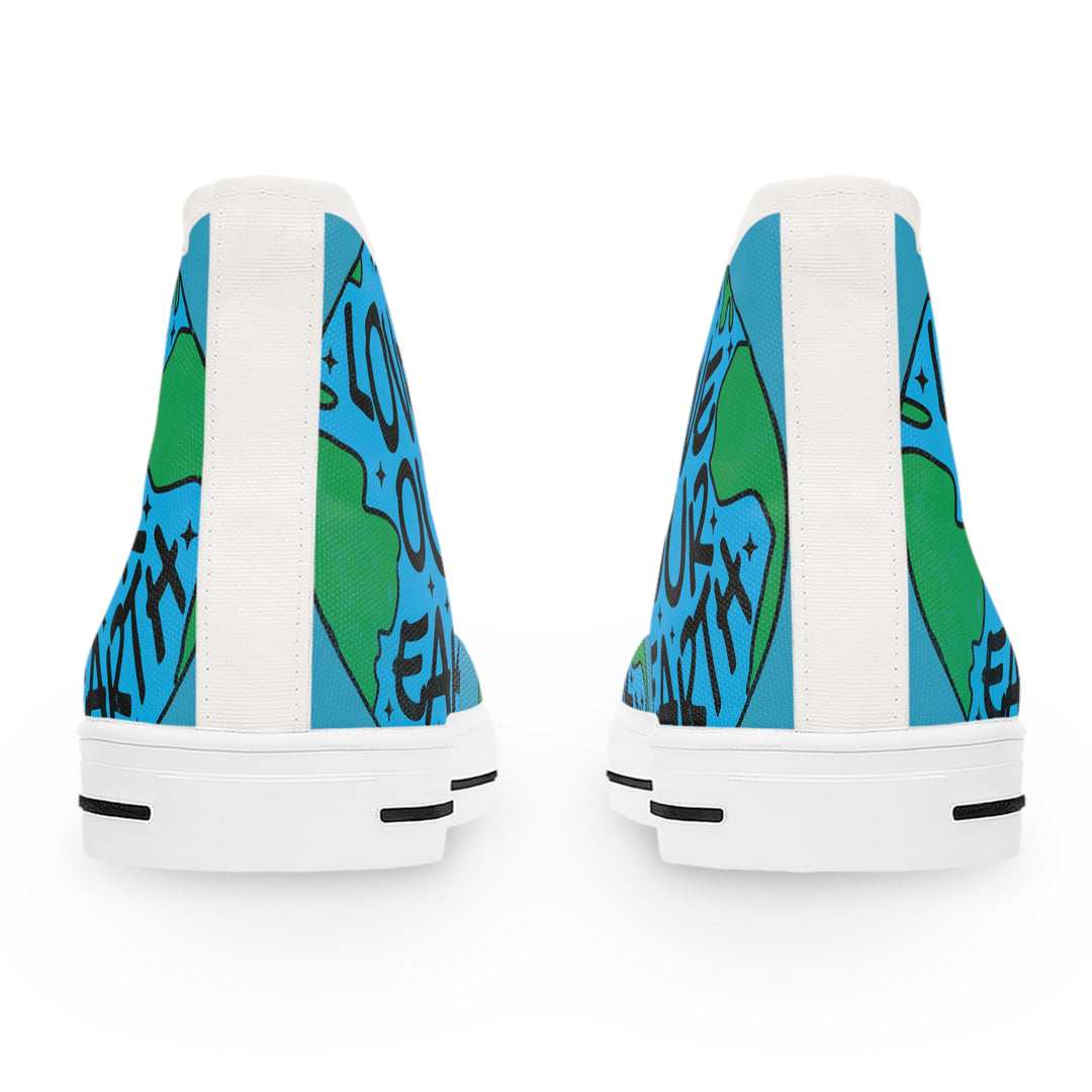 High Top Sneakers - Love Our Earth Women's Shoes