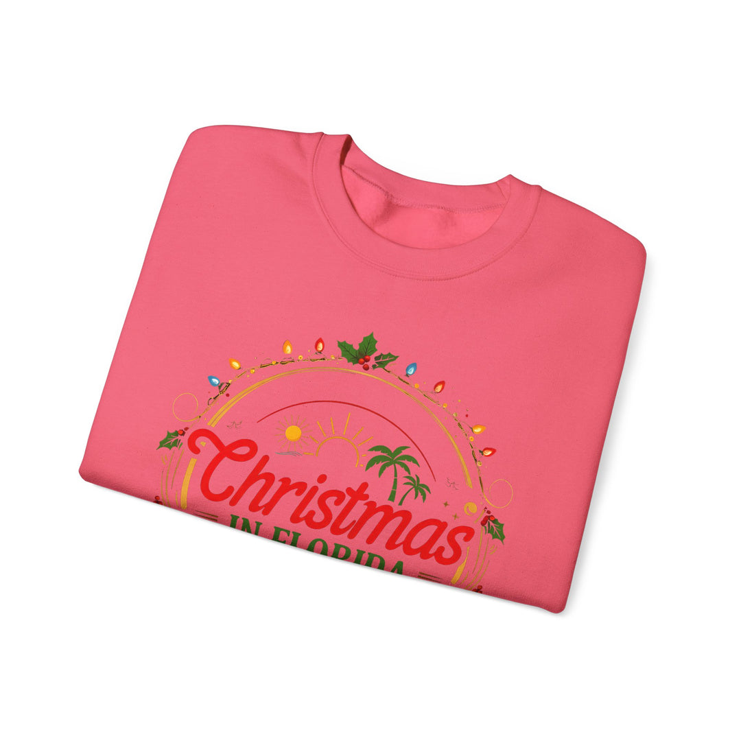 Unisex Heavy Blend™ Crewneck Sweatshirt - Christmas in Florida