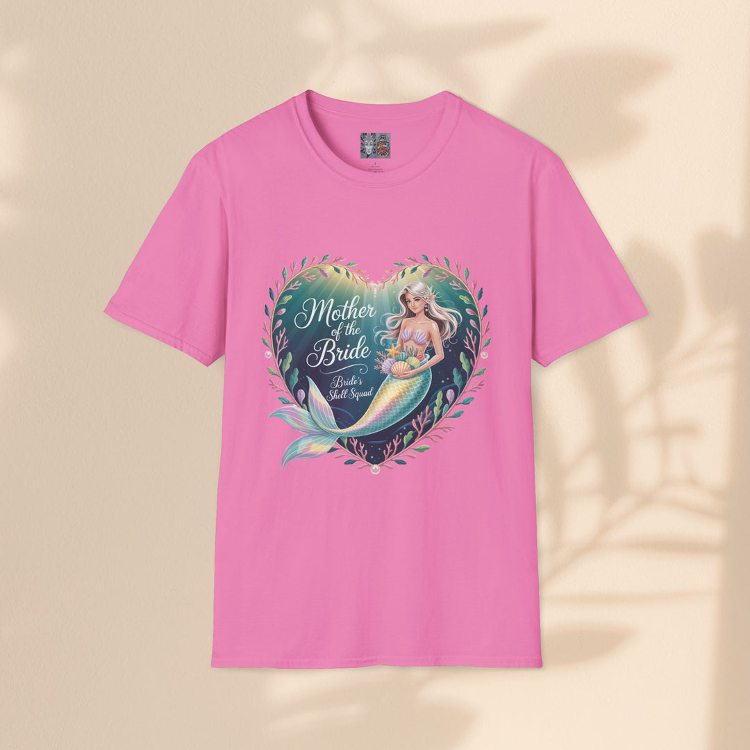 Mother of the Bride Mermaid Unisex Softstyle T-Shirt