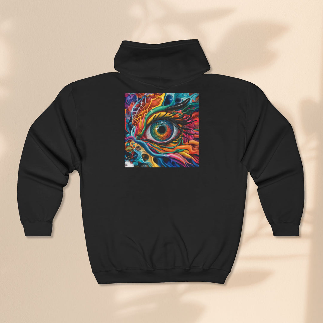 Dragon Eye - Unisex Heavy Blend™ Full Zip Hooded Sweatshirt