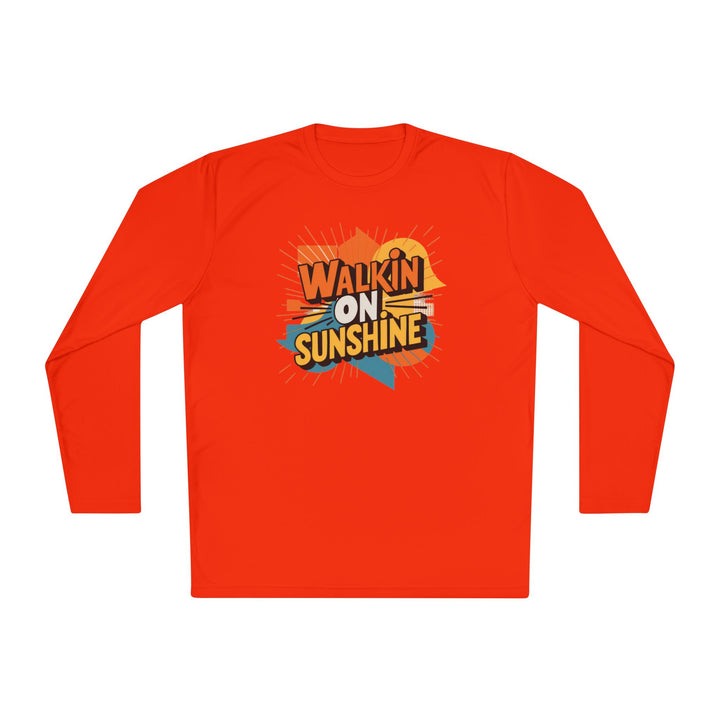 Unisex Lightweight Long Sleeve Tee - Walking On Sunshine