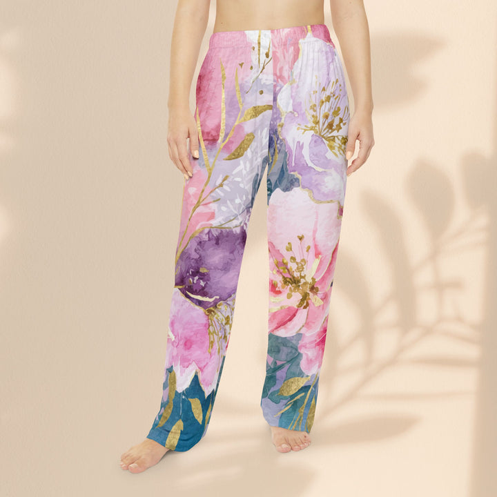 Women's Pajama Pants - Pastel Roses