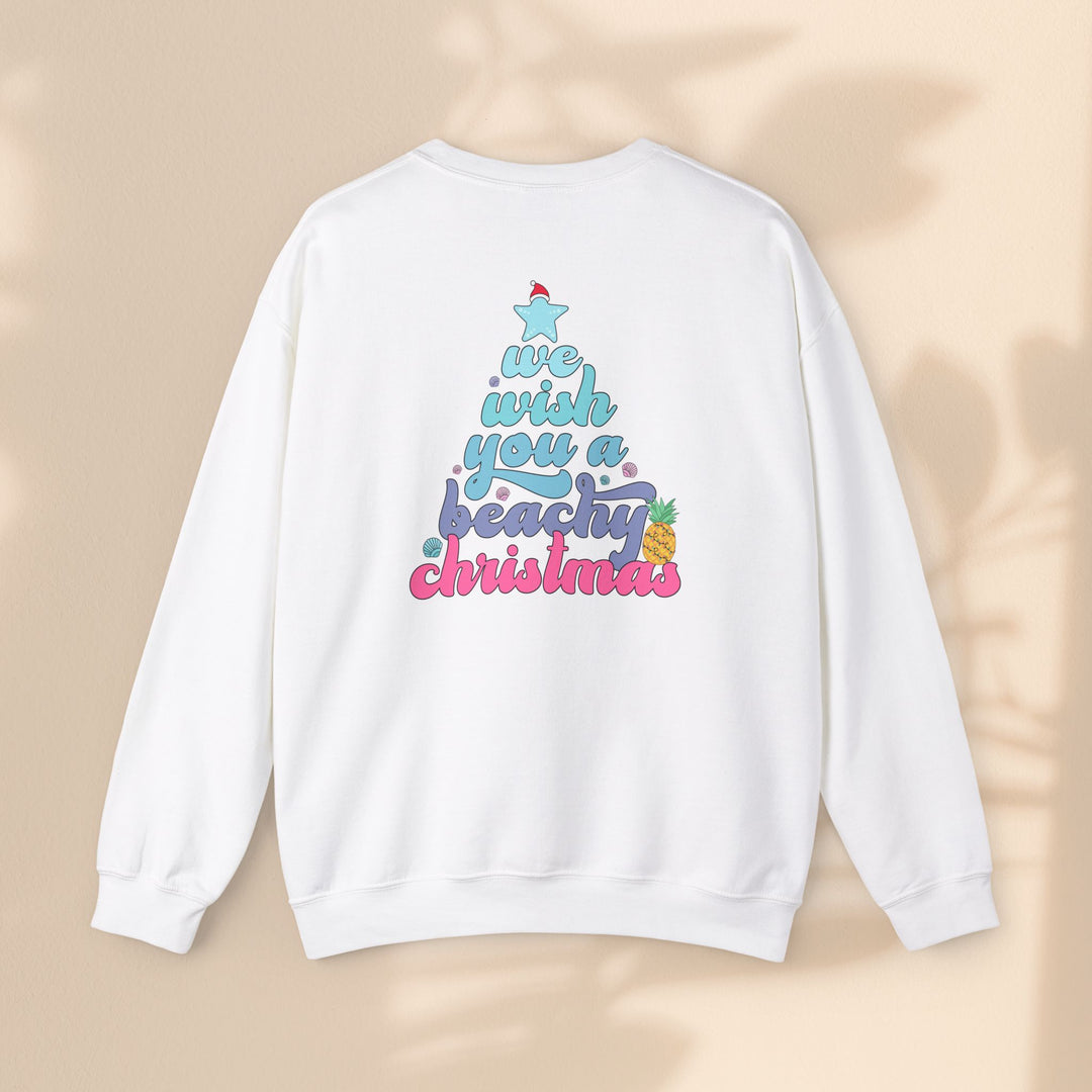 Unisex Heavy Blend™ Crewneck Sweatshirt - Beachy Christmas